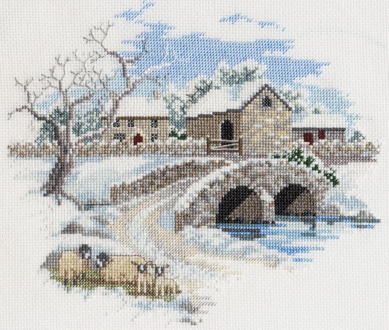 Bothy Threads クロスステッチ刺繍キット 「Countryside - Winterbourne Farm」 CON06 (カントリーサイド / ウィンターボーンファーム) ボシースレッズ 【海外取り寄せ/納期40～80日程度】
