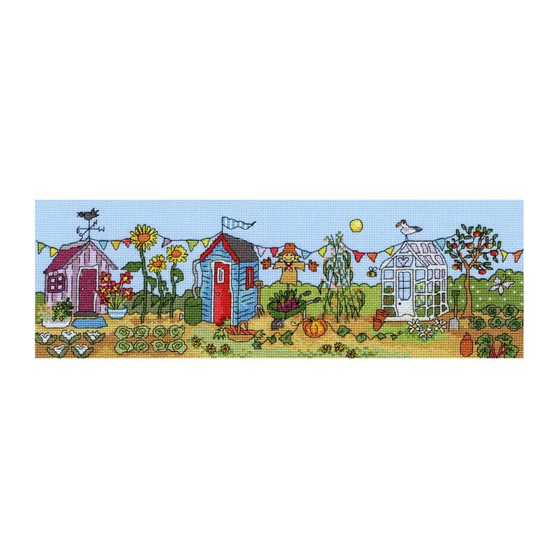 Bothy Threads クロスステッチ刺繍キット 「Allotment Fun」 XJR21 (貸し菜園) ボシースレッズ 【海外取り寄せ/納期40～80日程度】