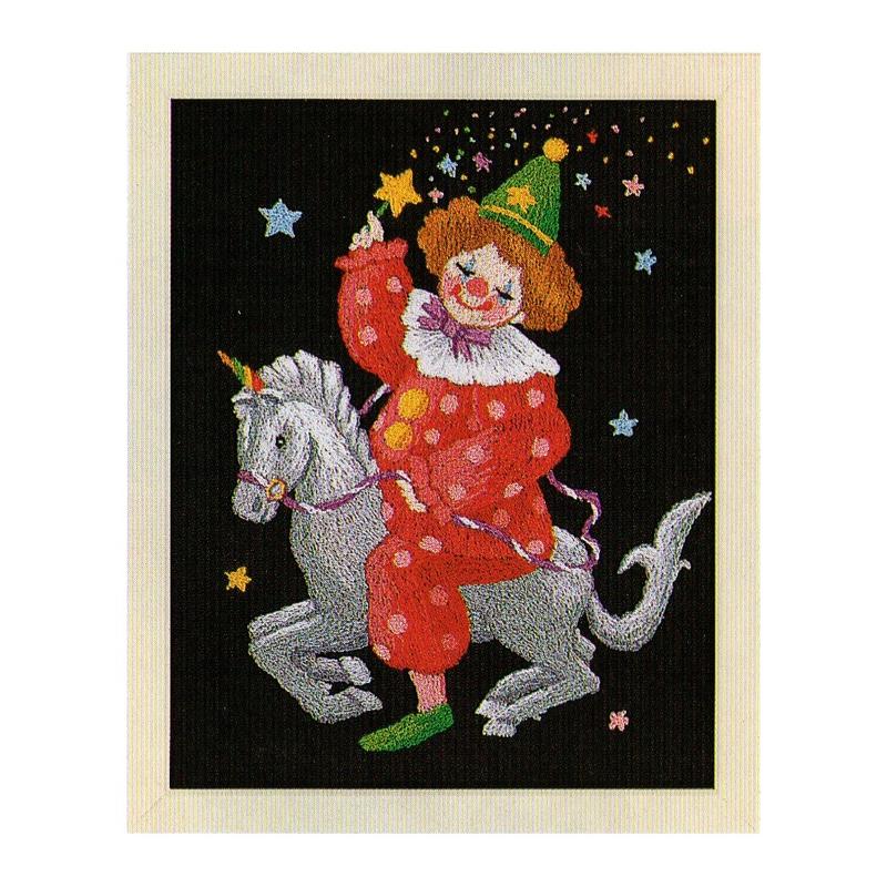 楽天市場】東京文化刺繍キット BSK-707 「ピエロ」(1号額付) : HAND