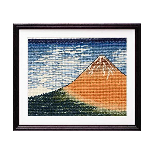 楽天市場】刺繍キット クロスステッチ キット No.7136 葛飾北斎 富嶽三
