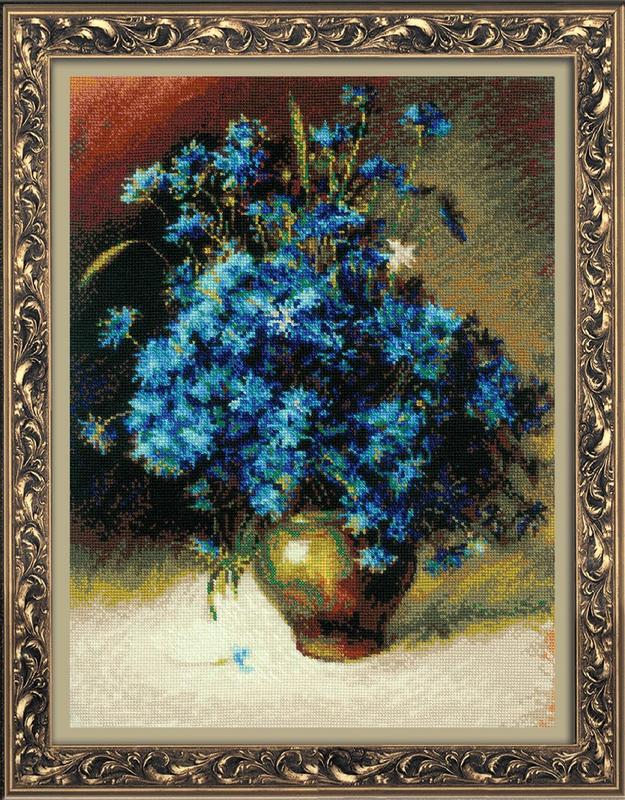 楽天市場 Riolisクロスステッチ刺繍キット No 1772 Cornflowers After Isaac Levitan S Painting コーンフラワー イサーク レヴィタン 海外取り寄せ 納期30 60日程度 Hand Work とりい