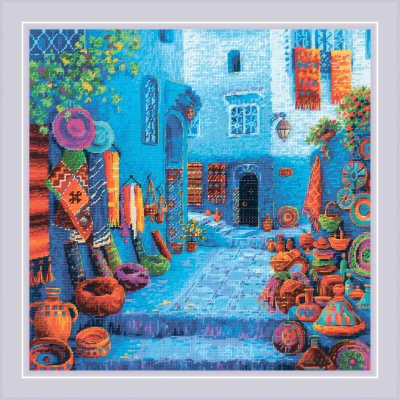 RIOLISクロスステッチ刺繍キット No.2308 "Colors of Morocco" (モロッコの色) 【海外取り寄せ/納期30～60日程度】｜HAND WORK とりい