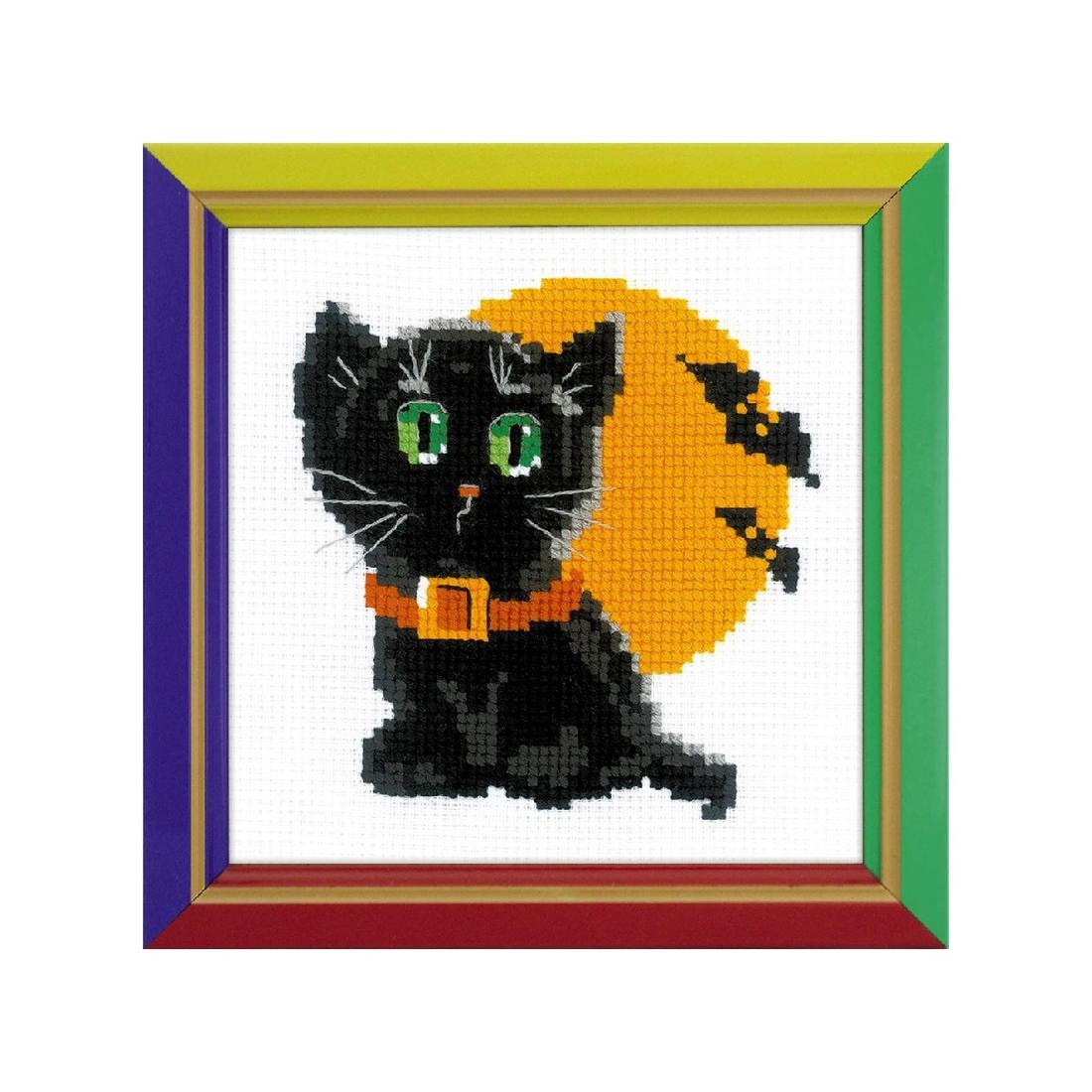 楽天市場 Riolisクロスステッチ刺繍キット Hb175 Black Cat ブラックキャット 黒猫 海外取り寄せ 納期1 2ヶ月程度 ハロウィン Hand Work とりい