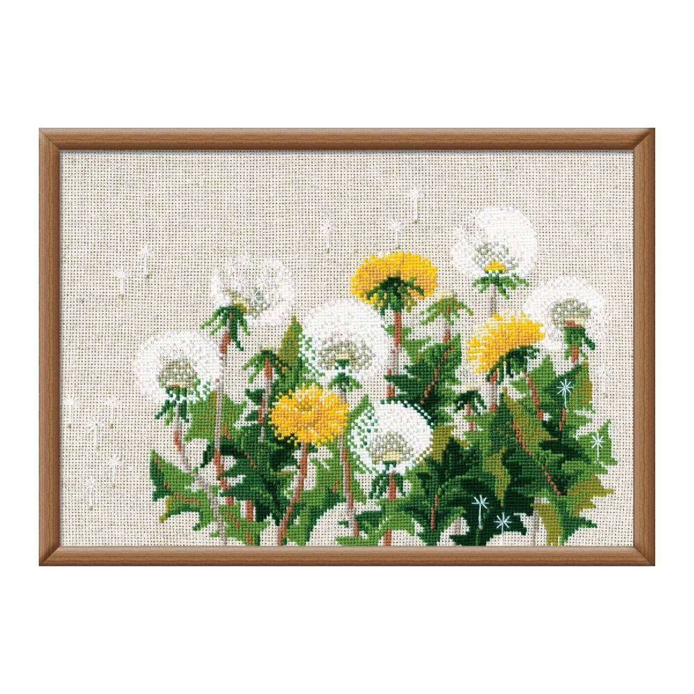 楽天市場 Riolisクロスステッチ刺繍キット No 807 Dandelions タンポポ 蒲公英 たんぽぽ 海外取り寄せ 納期30 60日程度 Hand Work とりい