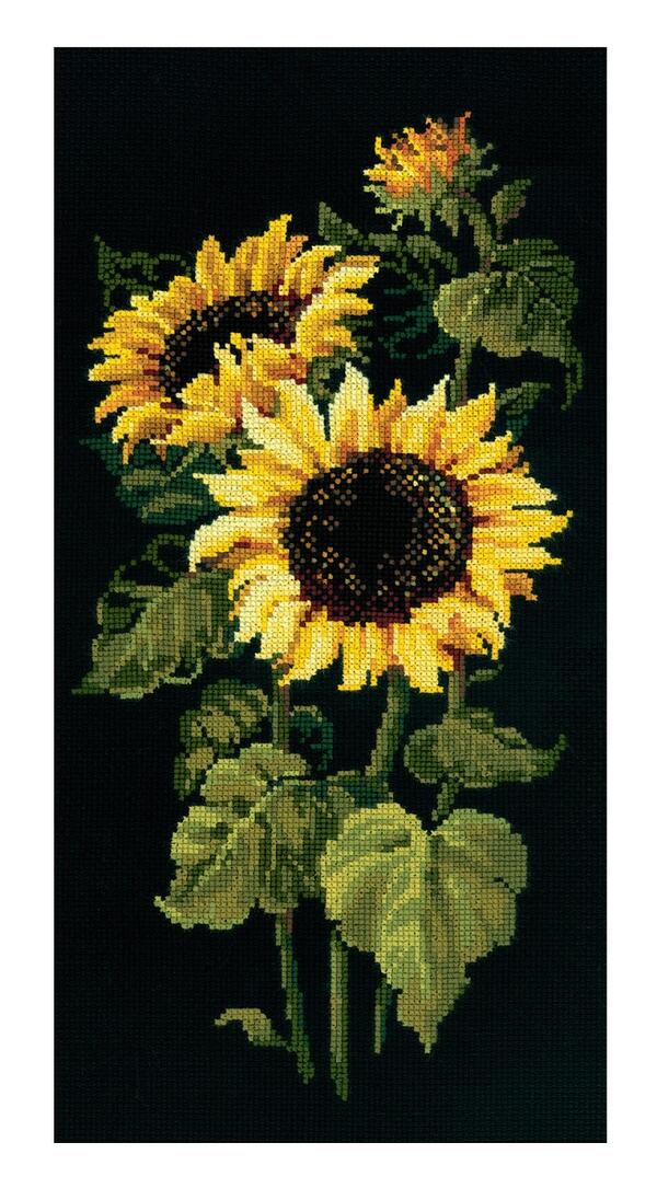 ロシアのクロスステッチキット ヒマワリ -太陽の夢- (Alisa 2-30) クロスステッチ キット 夏の通販