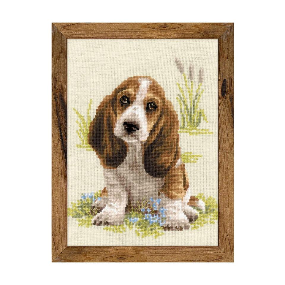 楽天市場 Riolisクロスステッチ刺繍キット No 1578 Basset Hound Puppy バセットハウンドドッグ 犬 海外取り寄せ 納期30 60日程度 Hand Work とりい