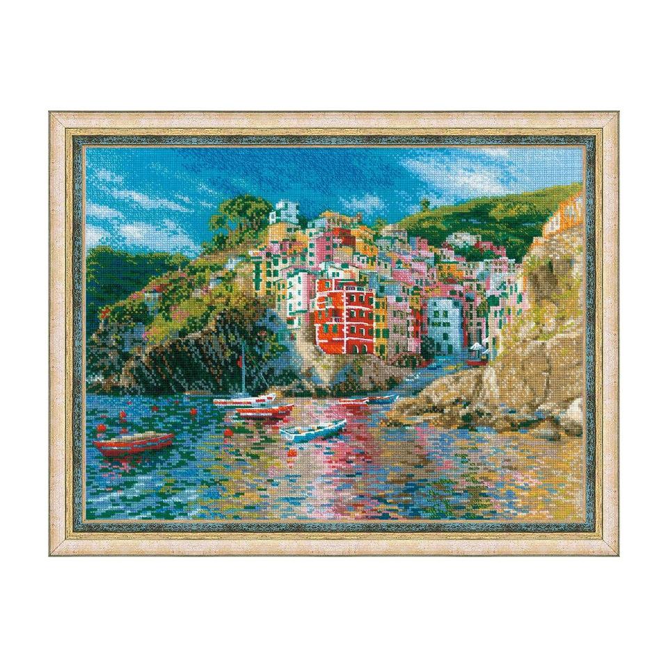 RIOLISはりつけ台編み目刺しゅう一揃いの道具 No.1747 「Liguria」 (リグー後ろ側海岸地帯 リヴィエラ) 【外国で取り寄せ/納期30～60日度合い】