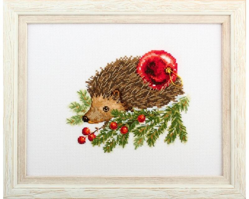 楽天市場 Rto クロスステッチ刺繍キット C269 Hedgehog Decorating Christmas Tree クリスマスツリー飾り ハリネズミ 海外取り寄せ 通常納期40 80日程度 Hand Work とりい