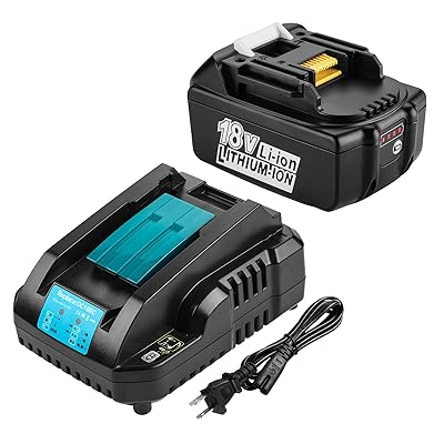 互換 マキタ 18v バッテリー 充電器セット マキタDC18RC充電器 14.4V-18V 3A BL1860 BL1860B BL1830 BL1850 BL1890など対応｜とりま商店