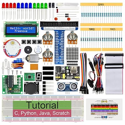 Raspberry Pi 5 4 B 3 B+ 400 用超音波クランク 一揃いの道具、484 ペイジの事細やかにな指導、Python C JAVA スクラッチ 吊りひも、171 個条書、88 事業計画