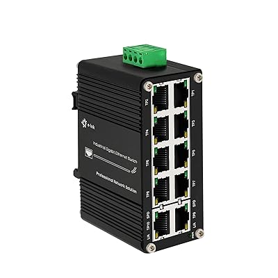 ミニ製作用取り替えっこ10ポートギガビットスイッチ強化因子10界面RJ4510/100/ 1000MbpsイーサネットスイッチDIN軌跡マウント室外イーサネットスイッチ、12-48V DCワット数インプットを備えたアンマネージドネットワークスイッチ（-40～176