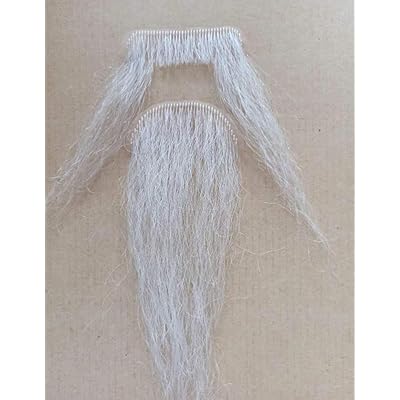 付け髭 ひげ 口髭 布 ウィッグ 布製髭 1セット (BAI HX SX)