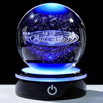 楽天市場】Kertari 3D宇宙 K9クリスタルボール 太陽系 銀河系です 模型