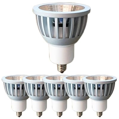 LED注目の的 EZ10口金 12V COB7W JR50 ダイクロハロゲン白熱電球 広角60度 ハロゲン形60W～75W好いかげんに 密閉物の具相応う (白熱電球色好いかげんに(2700K), 7W EZ10口金(6個仕掛ける))