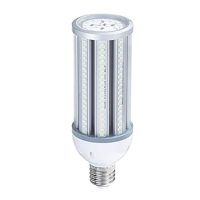 LED玉蜀黍点火装置 雨合羽 E26 E39口金両相応う 54W 6800LM以上 白熱電球色好いかげんに3000K LED街燈 LED玉蜀黍照明ランプ 400W-450Wマーキュリー灯/マーキュリー照明ランプ好いかげんに IP65雨合羽防塵 1個 (54W E26口金, 白熱電球色好いかげんに)