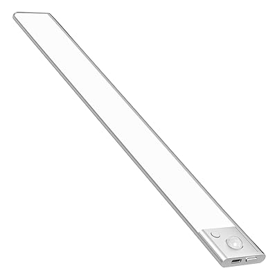 人感センサーライト LEDセンサーライト バーライト 40cm 3色調整可能 無段階調光 Type-C 充電式ライト 階段ライト キャビネットライト 120° 3M誘導距離 屋内 マグネット 配線工事不要 超薄型設計 省エネ 高感度 高輝度 寝室 廊|とりま商店