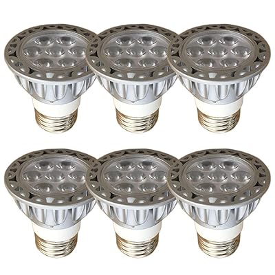 ハロゲン白熱電球 led e26口金 調光器相応う 5W 中角30度 ハロゲン白熱電球40W～50W好いかげんに 二眼レフ白熱電球入り替わり 密閉物の具相応う (5000K昼白いこと好いかげんに, E26口金 調光 (本体銀) 6個)