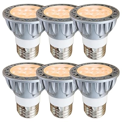 led白熱電球 e26 調光 5W 中角30度 ハロゲン白熱電球40W～50W好いかげんに 導管線路LED注目の的 二眼レフ白熱電球入り替わり 密閉物の具相応う (2700K白熱電球色好いかげんに, E26口金 調光 (本体銀) 6個)