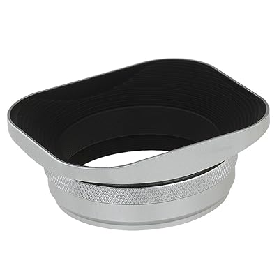 LH-EW3メタルスクエアレンズフードシェード兼 49粍アダプタ輪っかfor 富士フイルム Fujifilm Fuji Finepix X100 X100S X100T X70 X100F X100V 写真機