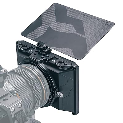 TILTA ミニマットボックス4x5.65\"フィルターフレームミラーレスデジタル一眼二眼レフ写真機に当て嵌める、レ67粍 / 72粍 / 77粍/82粍ンズアダプターリング付き添い人カメラレンズフードと15粍ロッドサポートホルダー MB-T15"