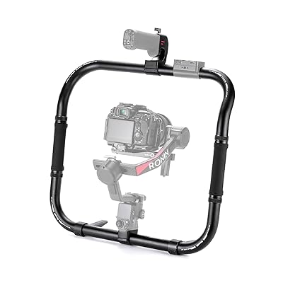 TILTA ベーシックリンググリッププラス DJI RS4、RS4 Pro、RS2、RS3、RS3 Pro 用ジンバルスタビライザー手持ち輪っか、遠隔操作相応う取りまわし手持ち部分、デュアルチャンネルハンドル TGA-PRG