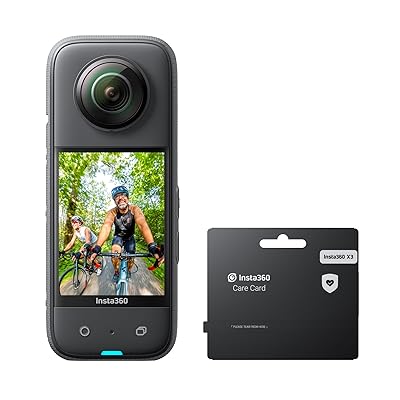 X3 ｜360度写真器 動き写真器 新型1/2in48MP検出器 IPX8雨合羽 5.7K360度映像 72MP360度活動写真 手ブレ手を加える 積極的HDR 4K一人称観点 60fps自撮り 360度気泡管水準器守りつづける 人工知能学まとめ上げる 発声取り締まる2.0 長時間