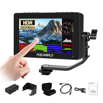 F5 Pro X 5.5in 肌ざわり式 活動の領域管する 1600nits 高明快さ 4K HDMI 5V Type-C 給電 カスタム3D LUTは32個まで読み込む能力のある
