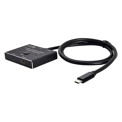 USB-Cタイプ-C双方向スイッチMST 1~2ハブサポートビデオデータPD 8K @ 30Hz 100W 10Gbps｜とりま商店