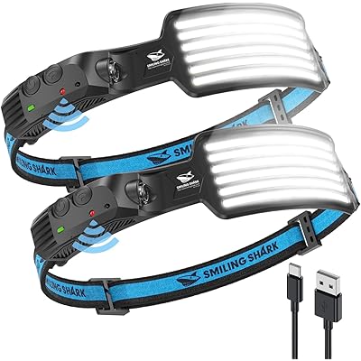 TD-0123  申し受ける式 LED 前照灯, 【2023年最新款・PSE??・白光2個仕掛ける】 USB申し受ける能力のある 6 倍高明快さアウトドアヘッドランプ 230°広角点火装置 集光 超軽さ IPX4 雨合羽防塵 8第四次元年代順の継続当て嵌める能力のある 難民キャンプ 山登り ほっつき歩く 御釣り