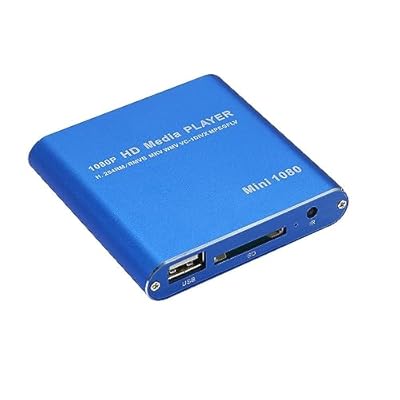 超ミニサイズマルチメディアプレーヤー 【青碧】 HDMI端子積み上げる 飾り気のない繋ぎ合わせる SD歌留多/USB記憶装置生まれ変わり可 HDD繋ぎ合わせる相応う レジューム生まれ変わり 画像 快い音 活動写真 PPT相応う AV最終生産物 触れ散らかす 見せびらかす会 発表に FMTHDMD200-BU