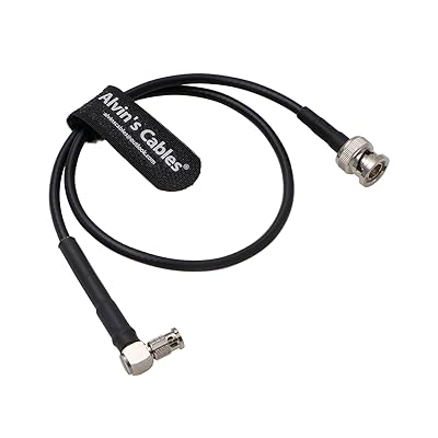 Micro-BNC オス 高密度BNC 直角&rarr;BNCオス 6G HD SDI 同軸ケーブル Blackmagic-Video-Assist 75 Ohm 50cm｜とりま商店