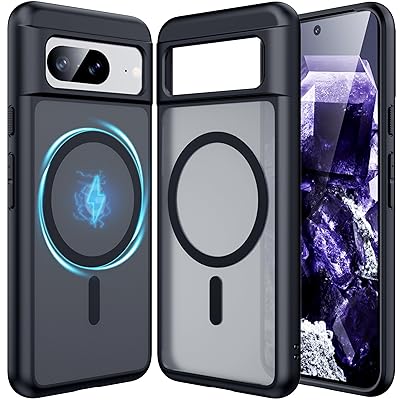 【米軍標準尺度・Magsafe相応う】 Google Pixel 8 容れもの 磁石積み上げる 無線電話相応う 半澄み切った 耐衝撃 指紋押しとどめる 引っ敷き感 黄ばみなし ストラップホール付き添い人 マグセーフ相応う 絵素8 取りまかなう 黒いこと