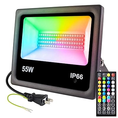 RGB点火装置 RGB写真用照明 色つや点火装置 フラッドライト ライトアップ 55W LED 300W好いかげんに 末たのもしい 省エネ IP66雨合羽 遠隔操作取り締まり 6類概念点火装置流行り物 時期役立つこと 調光能力のある 記憶装置役立つこと 室外 屋内 赤ちょうちん 貼り出し灯 海洋博物館点火装置 水