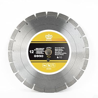 General PurposeクラシックWet Dry Cuttingセグメント化されたダイヤモンドブレードforコンクリートブロックMasonry 300mm/12''|とりま商店