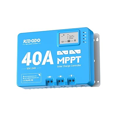 24V 40A MPPT ソーラーチャージコントローラー Bluetooth搭載 低温充電保護 最大変換効率97% LCD表示 多重保護 太陽光発電 オフグリッド RV キャンプ 防災備蓄|とりま商店