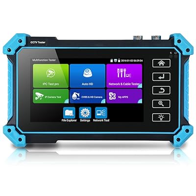 カメラテスターIP +同軸HD（TVI/CVI/AHD/SDI）監視検出器5-in-1多機能カメラテスター 5200PLUS｜とりま商店