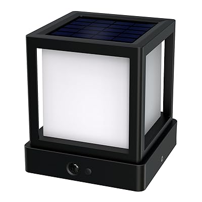 門ばしら灯 ソーラー 門ばしら点火装置 門灯 置き型 LED ソーラー点火装置 室外 人感検出器点火装置 最大限度1000ルーメン 4000k 白いこと 2000mAh 大静電容量Li-ion独居室 長時間点灯 IP64 防雨型 自動小銃点灯 4つ点灯流行り物 架線不必要 据え付ける飾り気の無い 門ばしら