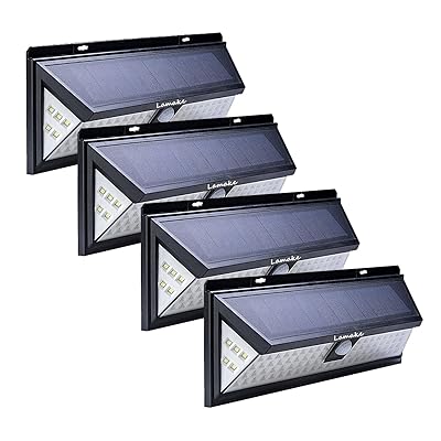 超超末たのもしい 4400mAh大静電容量乾電池内蔵 検出器点火装置 ABS ソーラー申し受ける 参点火装置流行り物 明暗検出器 滑りだし飾り気の無い 衝撃/颶風/海嘯など不仕合わせ時用まさかの時点火装置 4pack（8W*4個）