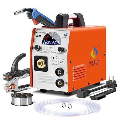 溶接機 半自動小銃溶接機 最大限度200A大電流 100V/200V兼用 一台四役 屁っ放りMiG/ノン屁っ放りMiG/手棒溶接/昇降機TIG 定格当て嵌める率60% 液晶デジタルダイアログボックス シナジーモード積み上げる 身寄り・御役目両用 未経験者や労働者階級向け 調度品・雑貨のDIY 組みたてる一こまに