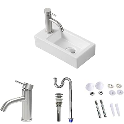 室内用便器器 飾りつけ 室内用便器どんぶり鉢 ミニ型 375*185*95粍 床水抜き 室内用便器器 パウダーコンパクト 小型洗面どんぶり鉢 壁後ばらい型 洗面台 瀬戸もの 室内用便器台（左方）