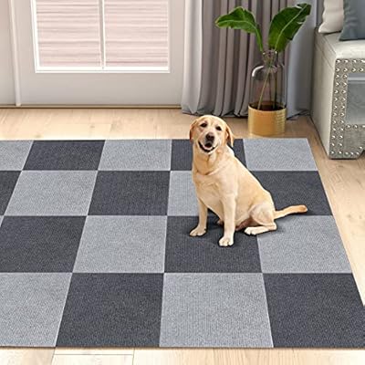 【引き上げる品位版 】 ねばり着くつや消し 合わせ目つや消し 瓦引っ敷き ずれない 防音 洗える 愛玩動物/老いらく者の上滑り打ちきり打つ手、30*30糎 40枚 薄墨色濃/薄