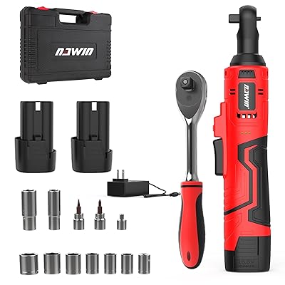 ナウィン 充電式ラチェットレンチ 16.8V コードレス 電動ラチェットレンチ ソケットレンチセット ガレージツールセット 最大トルク55Nm 現場改装 足場の組立 自転車修理 差込角3/8" 無段変速 正逆転両用 LEDライト 豊富な付属品 収納ケ|とりま商店
