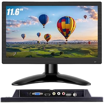 11.6in 液晶 小型 管する 1920*1080 HDMI VGA BNC AV 盛りだくさん繋ぎ合わせる全可視性 補欠選手 見せびらかす 金棒引き内蔵日本語献立て表