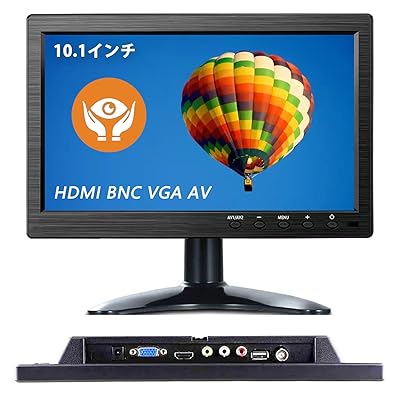 10.1in管する 小型 見せびらかす 液晶見せびらかす 管する/HDMI VGA AV BNC USB 界面/ 1024x 600/ 16:9 VESAマウント/金棒引き内蔵/遠隔操作 CCTV防犯写真機 DVR マイコン 力くらべ機用 日本語