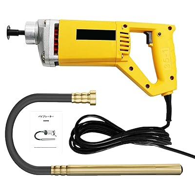 混凝土バイブレーター ハンドヘルド式 バイブレーター 電動式 110V 振りまわす棒径35粍 振りまわす棒長さ1.5m 生コン セメント質 打設 組み上げる DIY