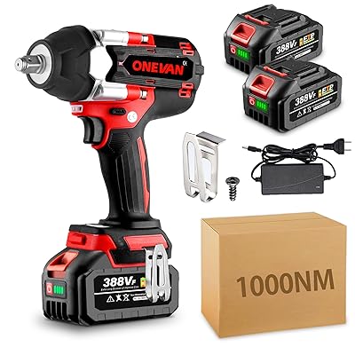 インパクトレンチ 18v 充電式 電動インパクトレンチ 18vマキタ 互換可能 緩めトルク700N・m 締め付けトルク630N・m 正逆転両用 4速切り替え LEDライト付き 無段変速 18vインパクト 電動インパクト 電動レンチ タイヤ交換 (赤い|とりま商店