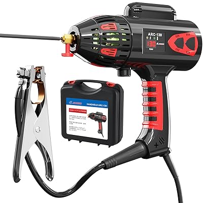 溶接機 100v 円弧溶接機 130A ハンドヘルド溶接機 はたご屋取り替えっこ直流 身寄り用 溶接機 日本語言いあらわす書付き添い人 小型 軽さ 未経験者向け ARC-130