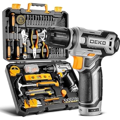 【12V電動ドリル付き】133点本組 工具セット ホームツールセット 家庭用 ツールセット 日曜大工 DIYセット 作業工具セット 家具の組み立て 住まいのメンテナンス用 修理道具セット 便利な収納ケース付き グレー｜とりま商店