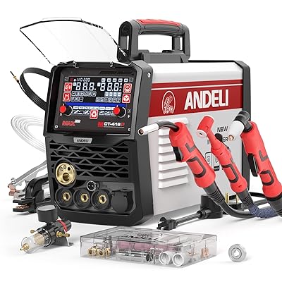 半自動小銃溶接機 軽銀溶接能力のある 100V/200V兼用 160AMP MIG/手棒溶接/HF TIG溶接/血しょう切りはなす 屁っ放り\u0026ノン屁っ放り半自動小銃溶接 5 インチ 1多役立つことMIG溶接機 LED映写幕 実業用 身寄り用 MCT-416P