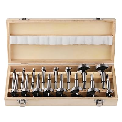 16本組 木工用ドリル 6mm-54mm 座ぐりドリル ラウンドシャンク 炭素鋼工具 ドリルビットセット ボアビット フォスナービット木材切削用|とりま商店